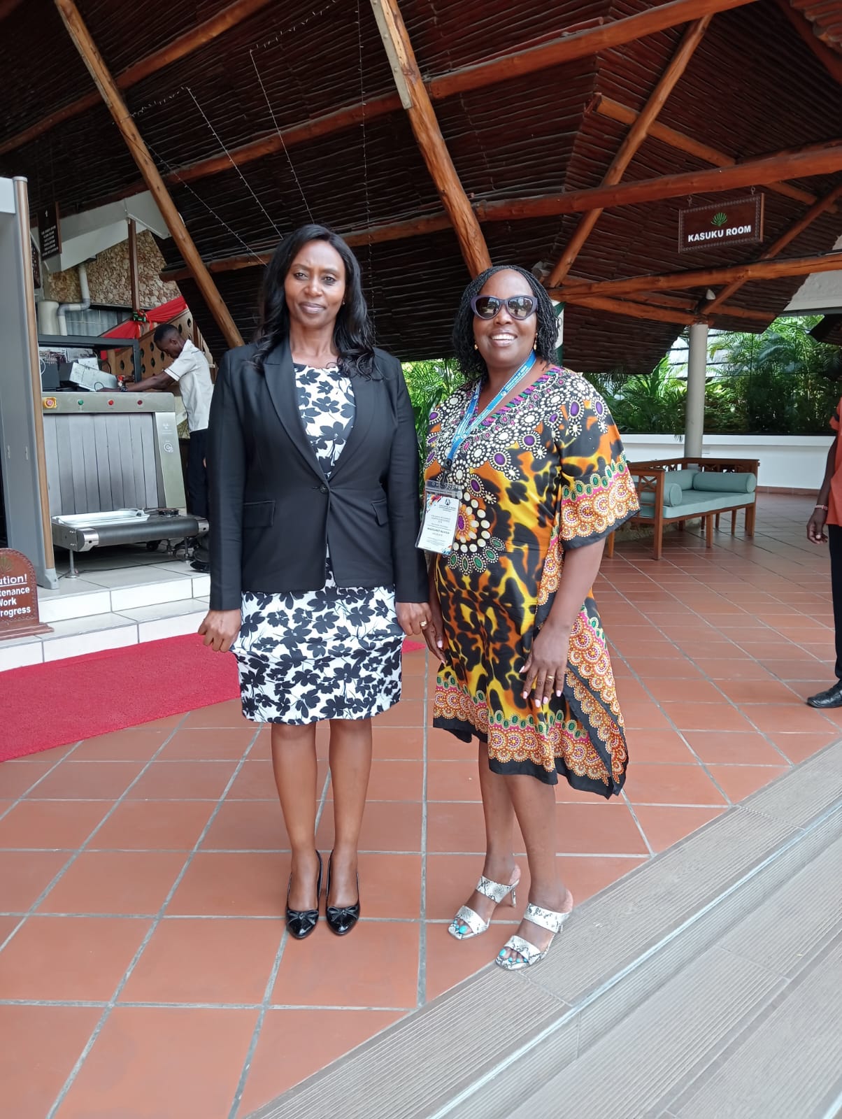 Maggie with PS Health Madam Muthoni